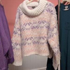 Wild Fable Fair Isle Holiday Turtleneck Sweater - NWT